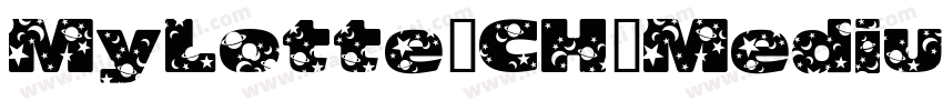 MyLotte_CH_Medium My字体转换
